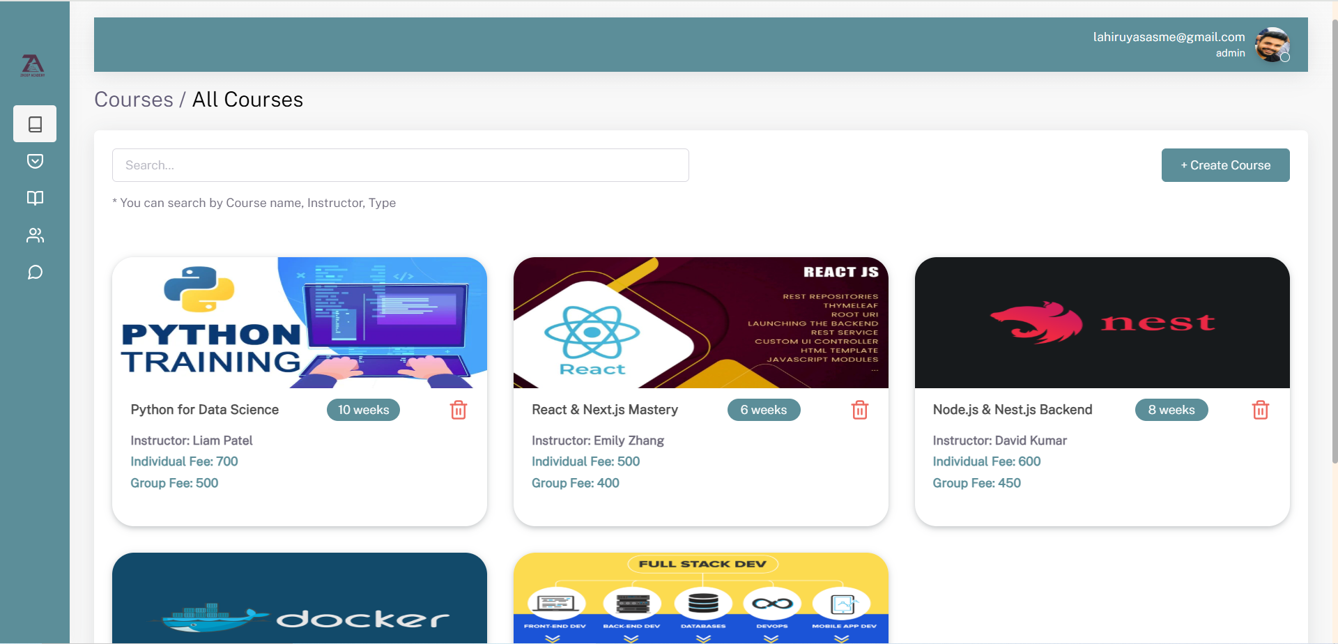 Learning Material System